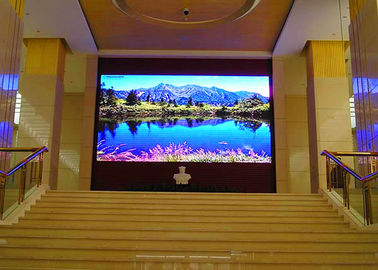 صفحه نمایش با وضوح بالا رنگ LED صفحه نمایش دیوار ویدئو 1500nits روشنایی IP 54 ضد آب تامین کننده