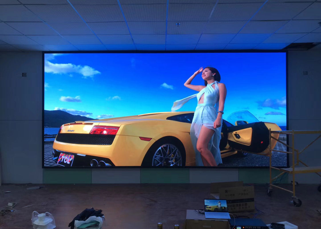چین تبلیغات P4 صفحه نمایش صفحه نمایش LED داخلی، اتاق جلسه LED پانل برای دیوار ویدئو کارخانه